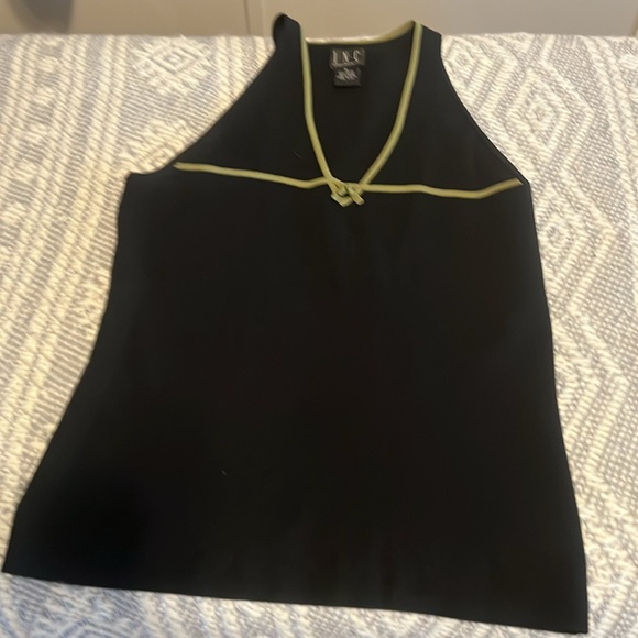 INC black/green top Size M - Picture 3 of 4